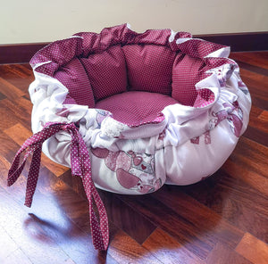 Custom Hand-Made Design - Round Soft Cushion Pet Bed