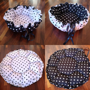 Custom Hand-Made Design - Round Soft Cushion Pet Bed