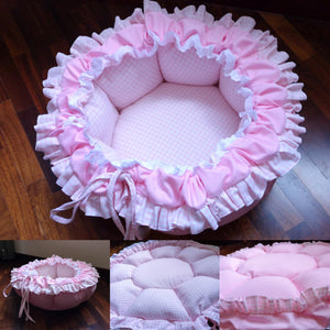 Custom Hand-Made Design - Cutsie Lace Cushion Pet Bed