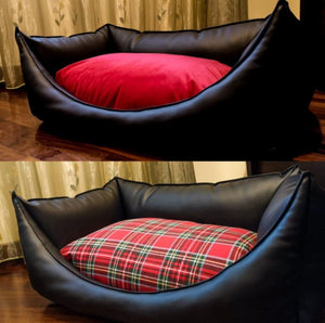 Custom Hand-Made Design - Eco Leather Pet Bed