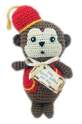 Knit Knack - Fez Monkey - Organic Cotton