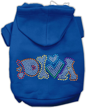 Diva - Technicolor Rhinestone Hoodie