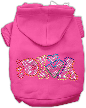 Diva - Technicolor Rhinestone Hoodie