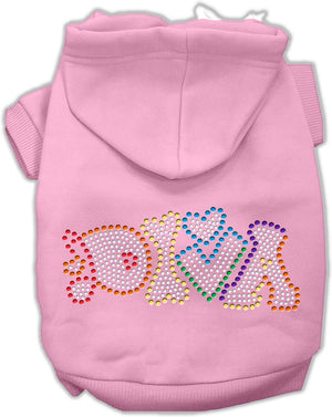 Diva - Technicolor Rhinestone Hoodie