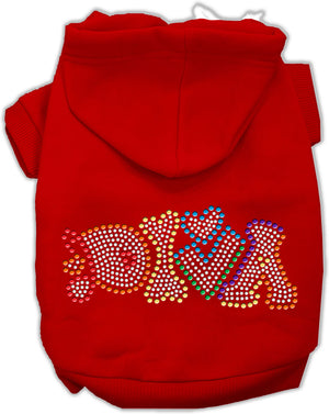 Diva - Technicolor Rhinestone Hoodie